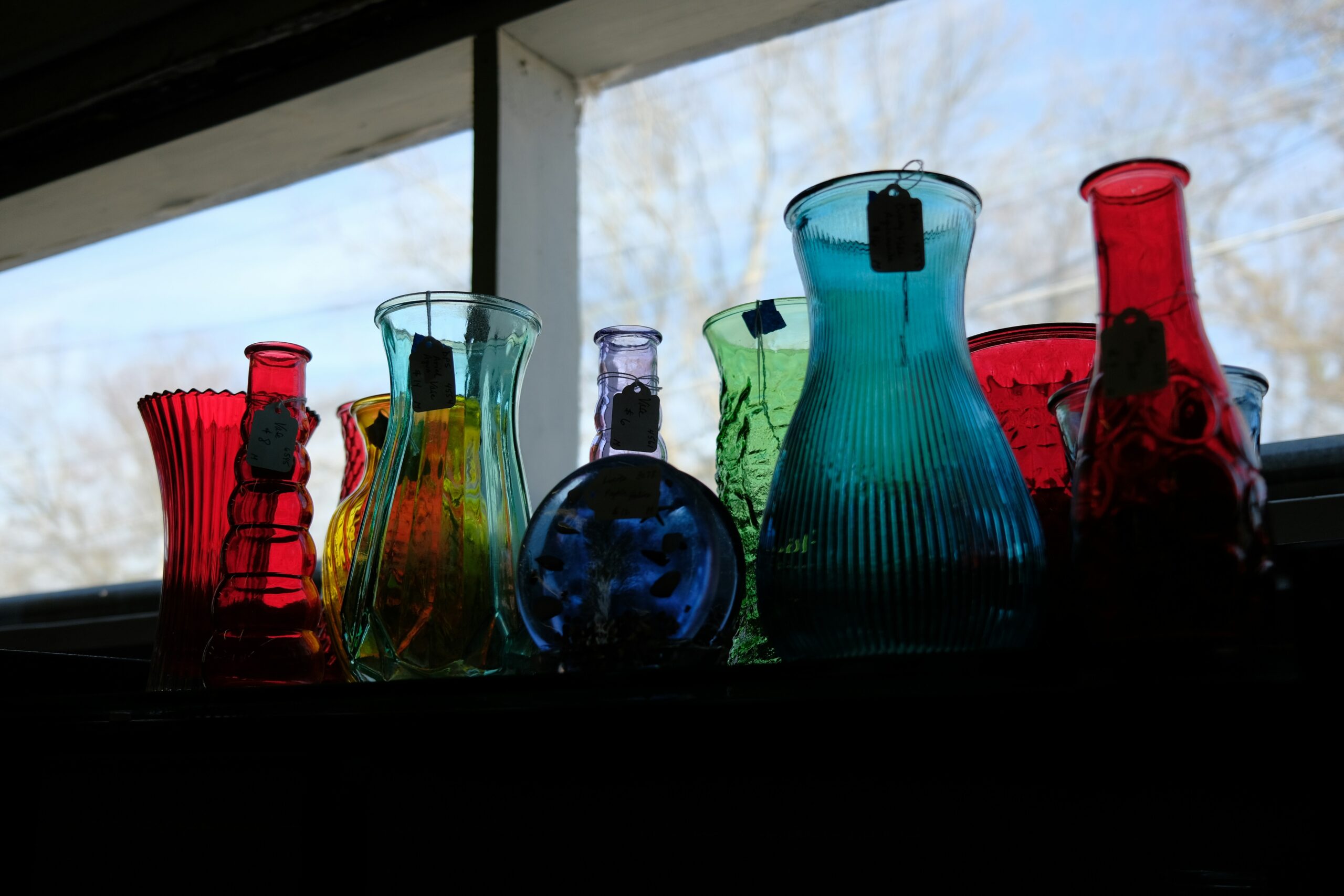 colorful glass pet toys