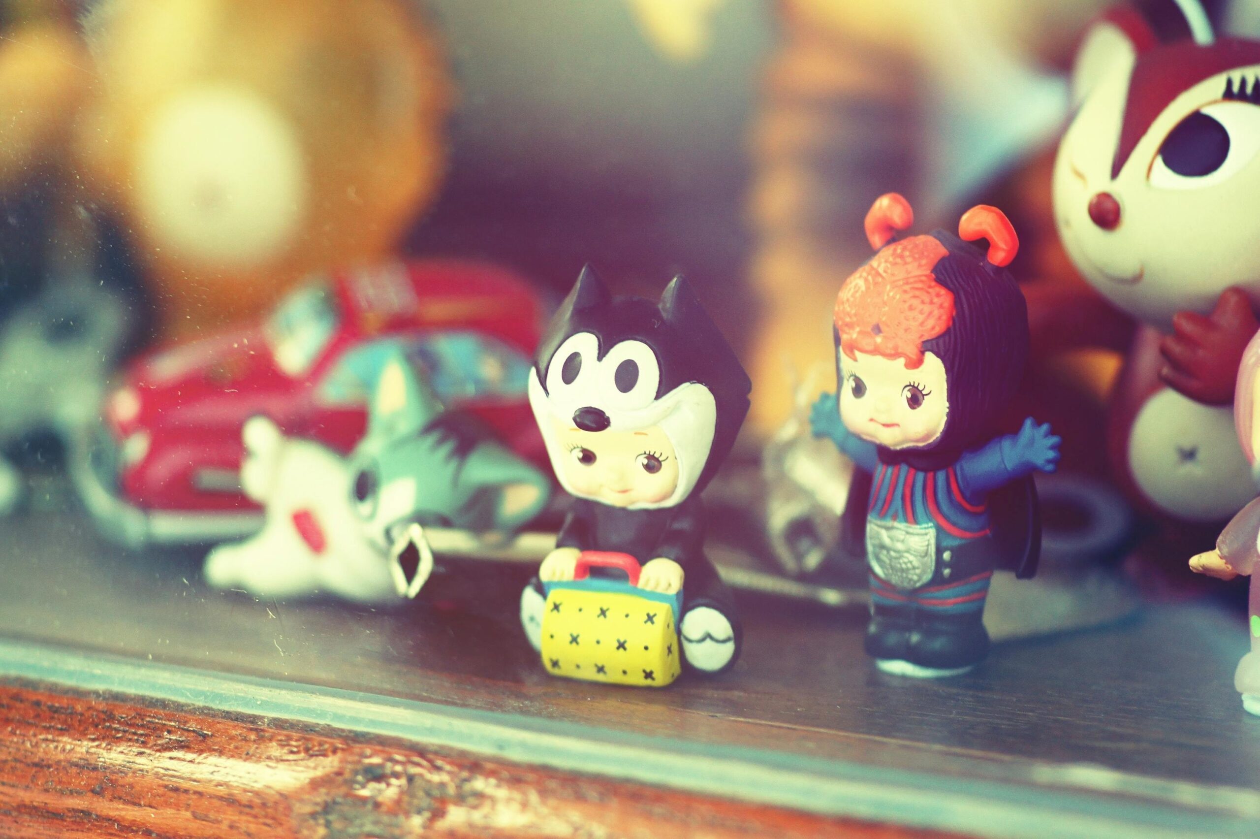 Glass Toys Display