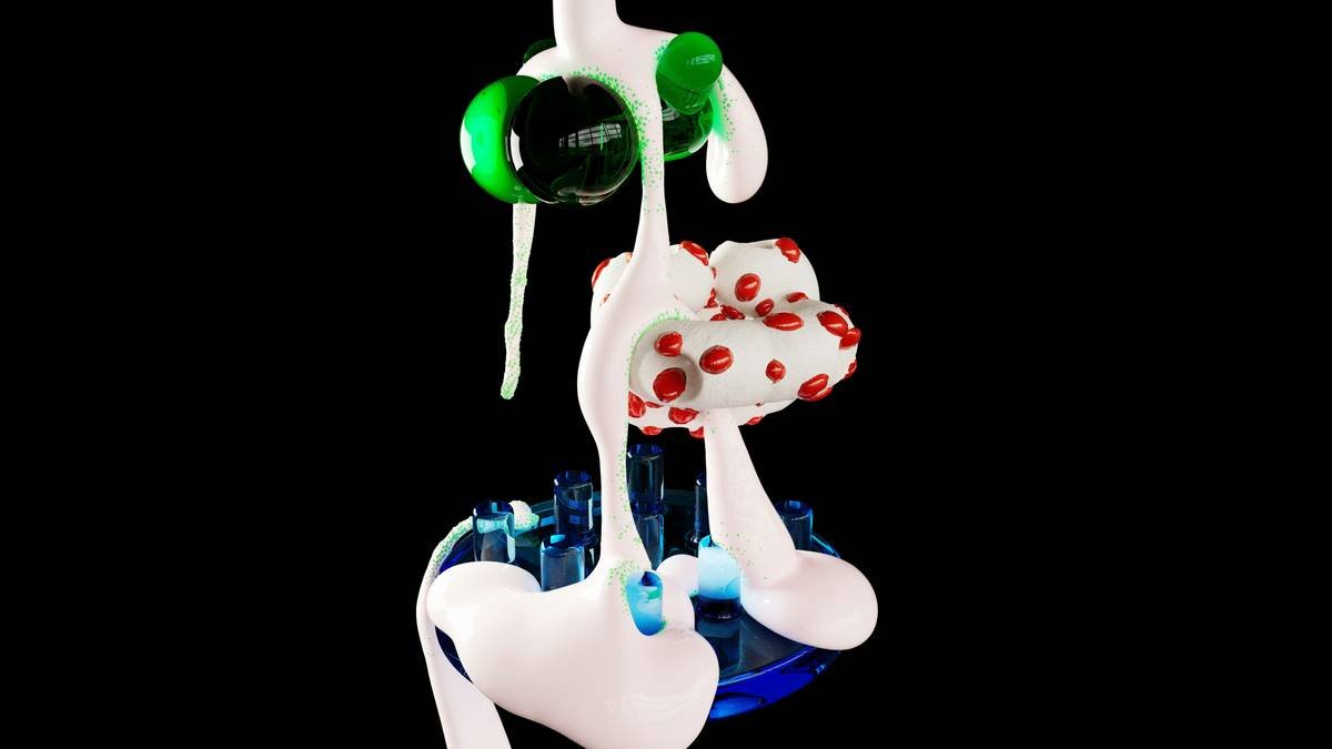 3D Render - Liquid Render - Wallpaper - 8K